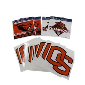 Oregon State Beavers 2017 Champions Decal/Sticker Lot of 16